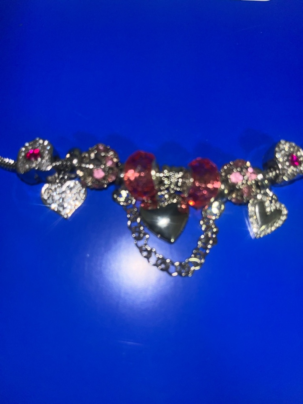 Heart & Cherry Charm Bracelet - Silver Or Gold winner choice - Picture 10 of 13